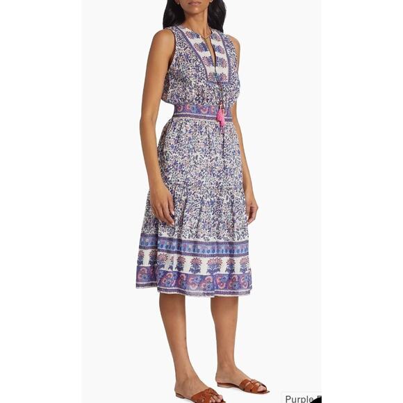 BELL by ALICIA BELL Sz M Medium Emily Cotton Silk Dress NWT - Picture 1 of 11